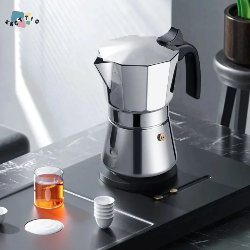 

Кофейник для мочи в итальянском стиле, 150/300 мл, восьмиугольный, из ударопрочной нержавеющей стали, с зеркальной поверхностью, для ручного заваривания кофе