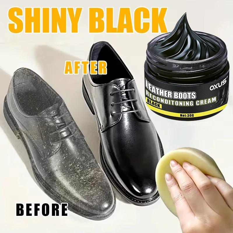 

Крем-паста для ухода и полировки кожаной обуви, черная, универсальная, воск для обуви, уход за кожей автомобиля и питание салона