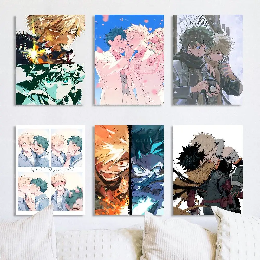 B-BakuDeku BKDK Rivals To Lovers Poster Gift for Men Women Wall Decor for Living Room  Bedroom Office UNFRAMED Wall Art
