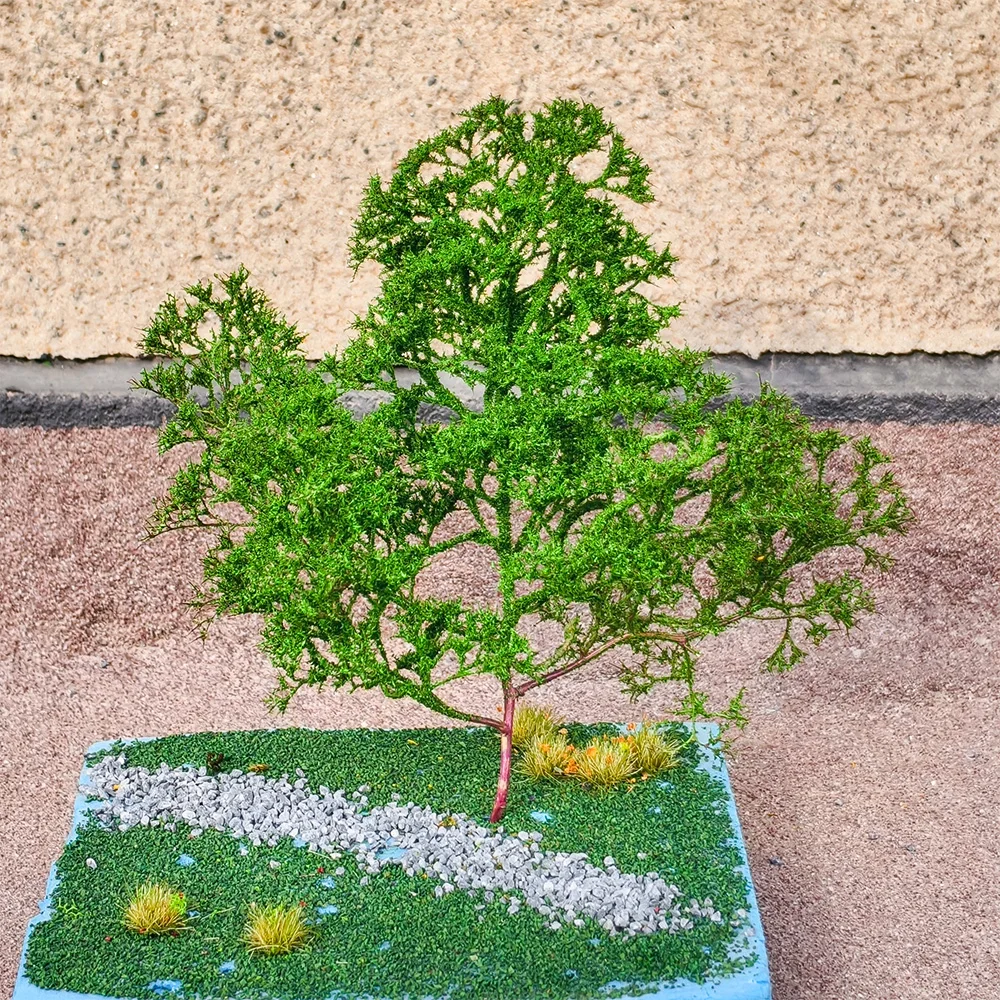 12-15cm Miniature Model Trees Accessories Plant For HO N scale Building Bushes Building Military/Sand/Railway Landscape Diorama