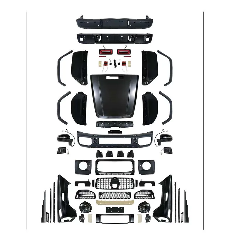 

Suitable for bumper surrounded by Mercedes-Benz G-Class W463 to W464 old to new G500 kit G63 Babos