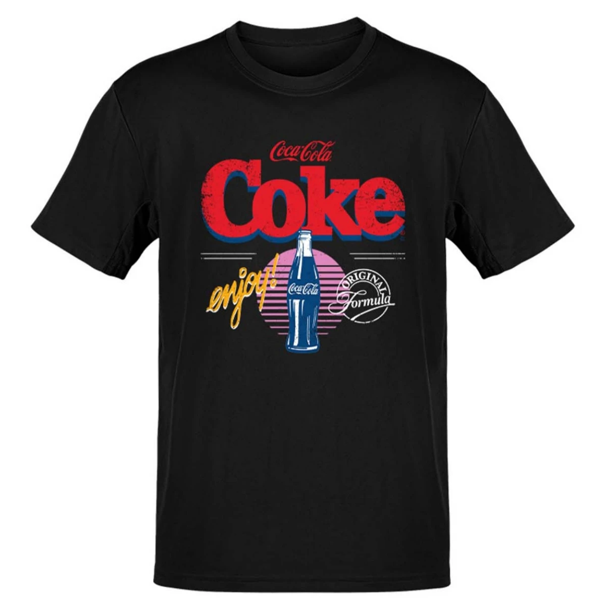 Cola Enjoy Coke Retro - Original Formula Men's T-shirt Unisex Style Both of Men and Women