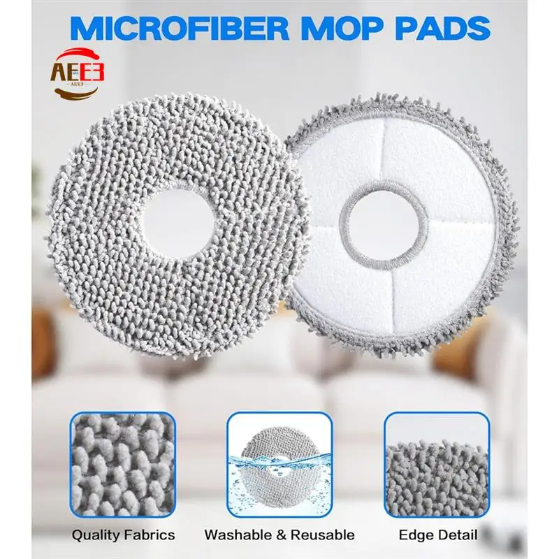

AEE3-Replacement Parts For ECOVACS DEEBOT T30S/T30S PRO/T30S AI Robot Vacuum Cleaner Main Side Brush Hepa Filter Mop Cloth