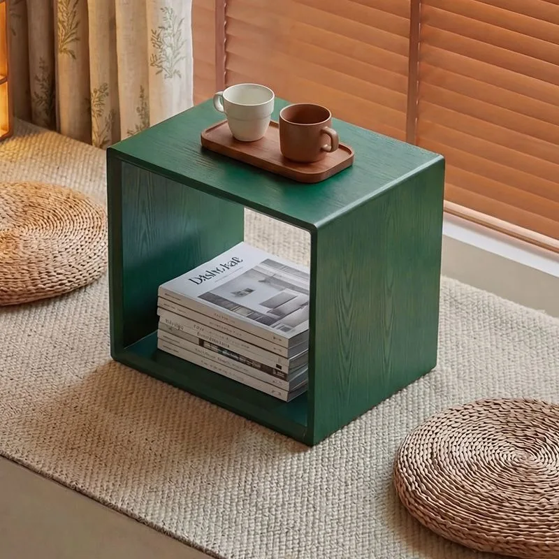 Solid wood lattice cabinet, bookcase free combination storage storage cabinet, bookshelf household bay window living room