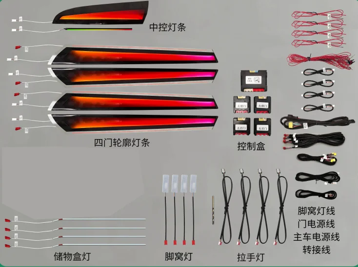 LED Car Interior Ambient Light Decorative Atmosphere Lamp for X3 X4 2012-2017