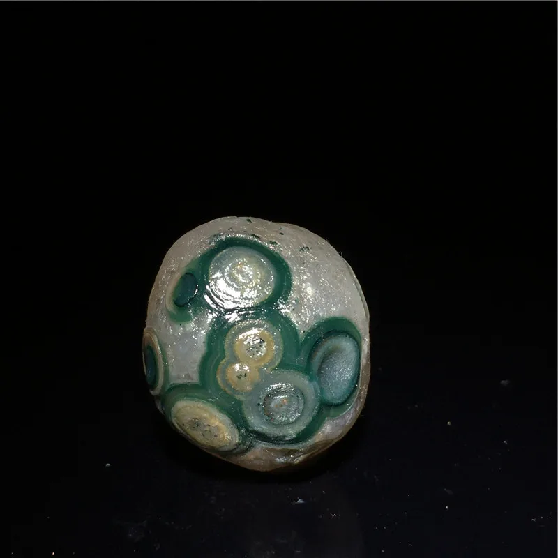Natural Alashan Gobi beach agate rough stone boutique Mongolia original jade colors agate eye  coin stone shape leak-picking