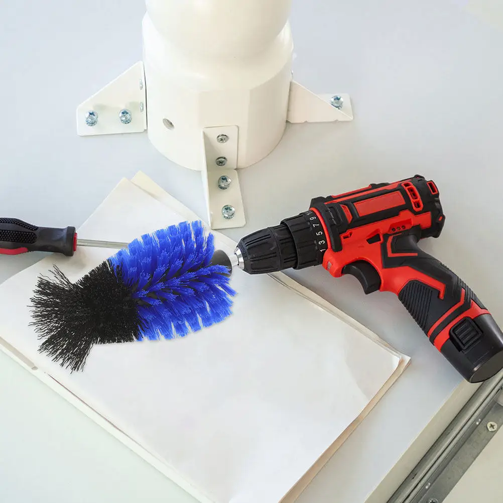 Drill Brush Attachment Set Multifunctional Cleaning Brushes for Tile Bathroom Kitchen Wheel Cleaning Scrubber Drill Brush Kit