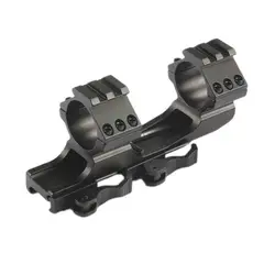 Metal HeavyDuty Dual  25.4mm / 30mm Quick CantiWeaver Scope Mount QD Hunting Holder For AR15 M4 M16 20mm Picatinny Weaver Rail