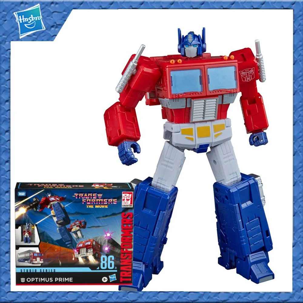 Original Hasbro Transformers Studio Series Commander Class Ss86-31 Optimus Prime Action Figures Model Toy Gift Collect