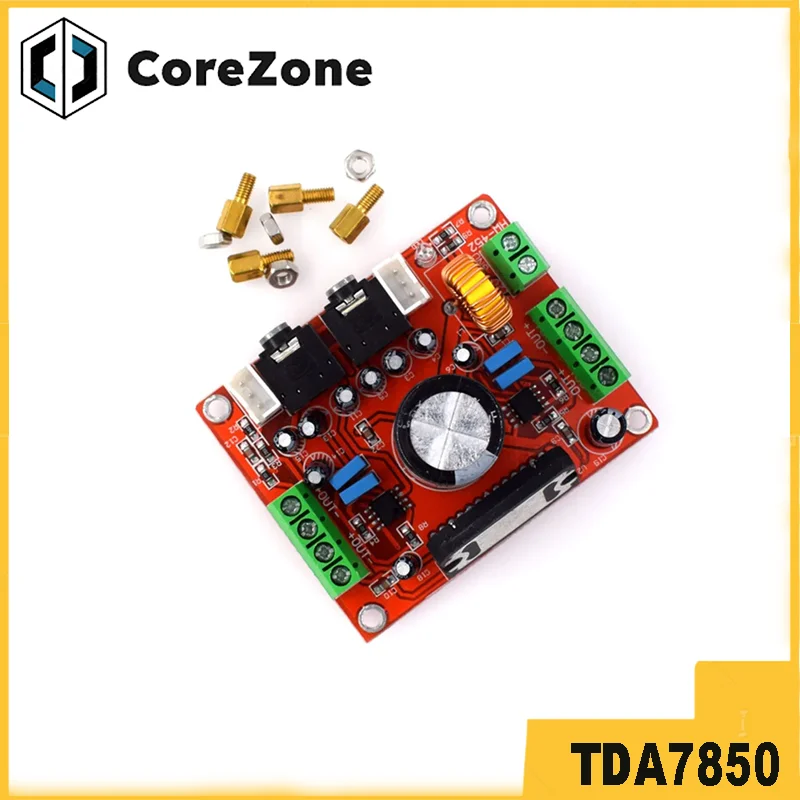 TDA7850 4*50W Car Audio Power Amplifier AMP Board BA3121 Noise Reduction Module XH-M150