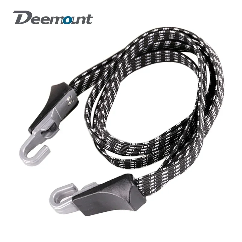 จักรยานกระเป๋าเดินทาง Bungee เข็มขัด 3 แถบใน 1 ยืดหยุ่น Jacquard เชือก Re-enforced พลาสติก Dual Hooks ขี่จักรยานพกพา Bungee Carrier สายคล้อง