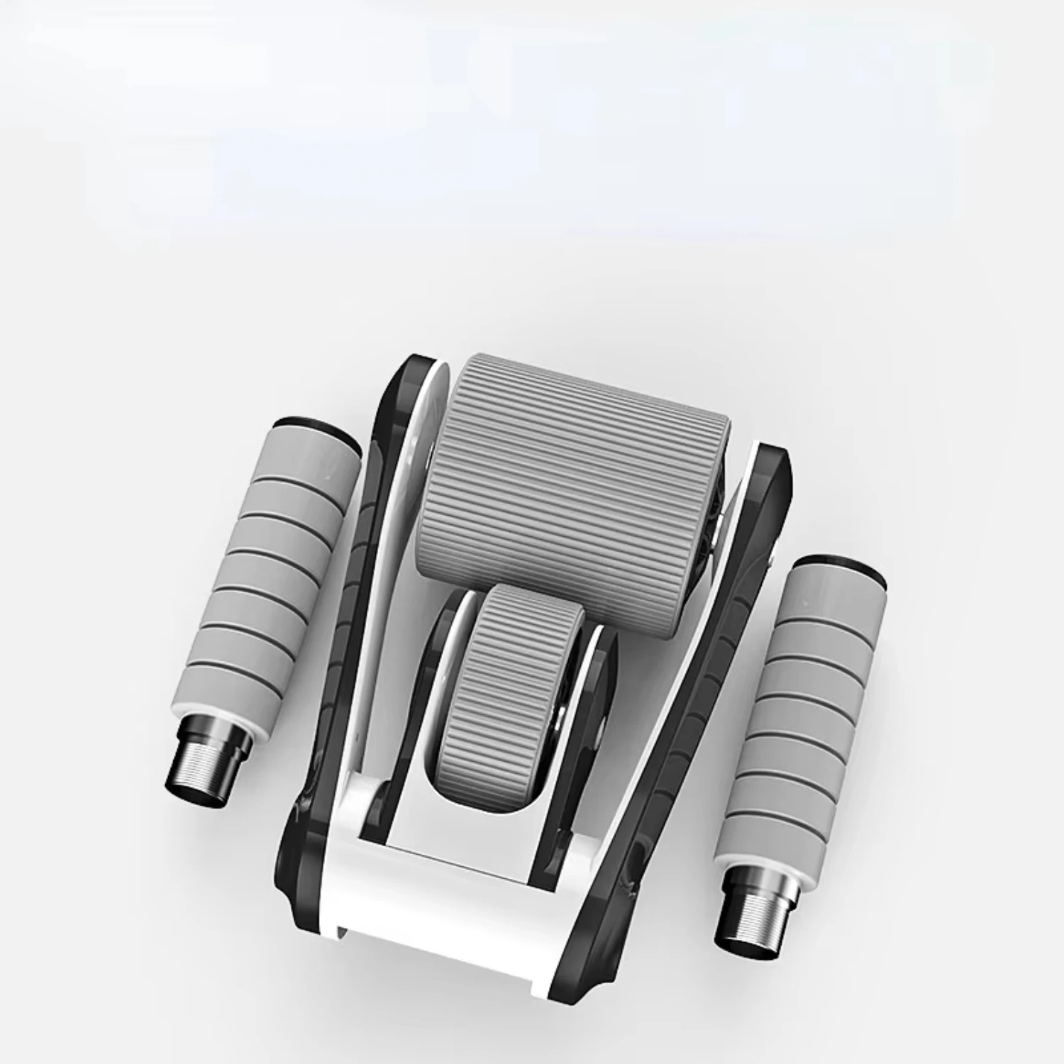 Neu Faltbare Bauch Rad Gym Ausrüstung Ab Rollen Bodybuilding Doppel-rad Lager Roller Stille Fitness Ausrüstung