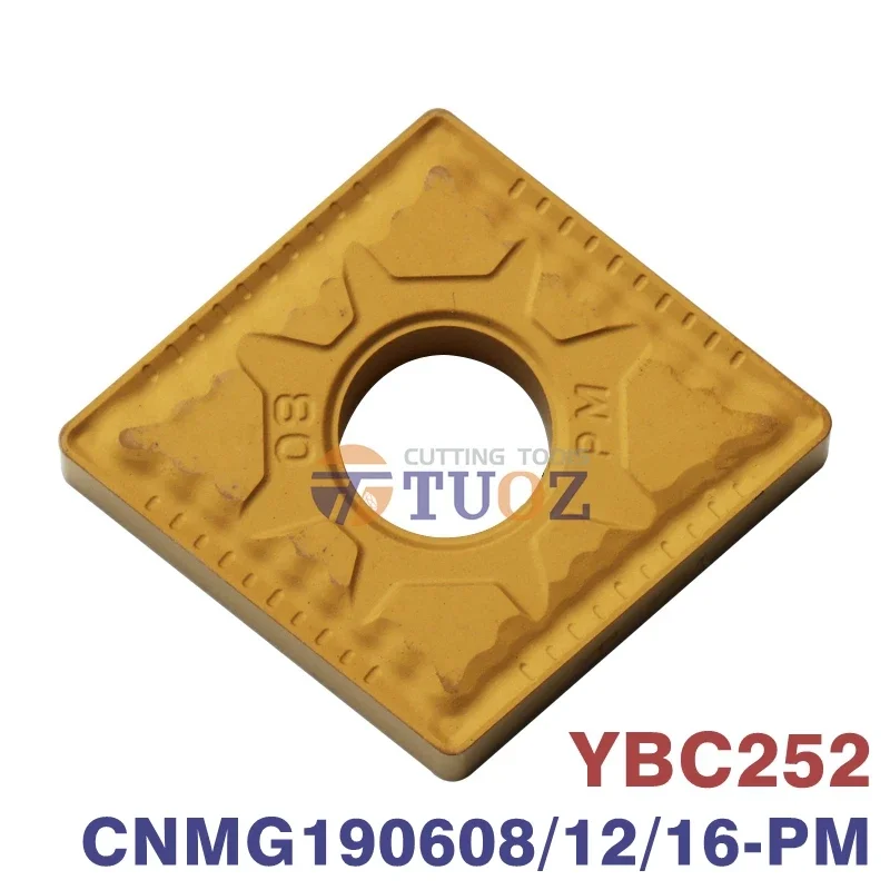 Original CNMG190608-PM CNMG190612-PM YBC251 CNMG190616-PM CNMG 1906 PM 190 External Turning Tools CNC Lathe Tool Carbide Insert