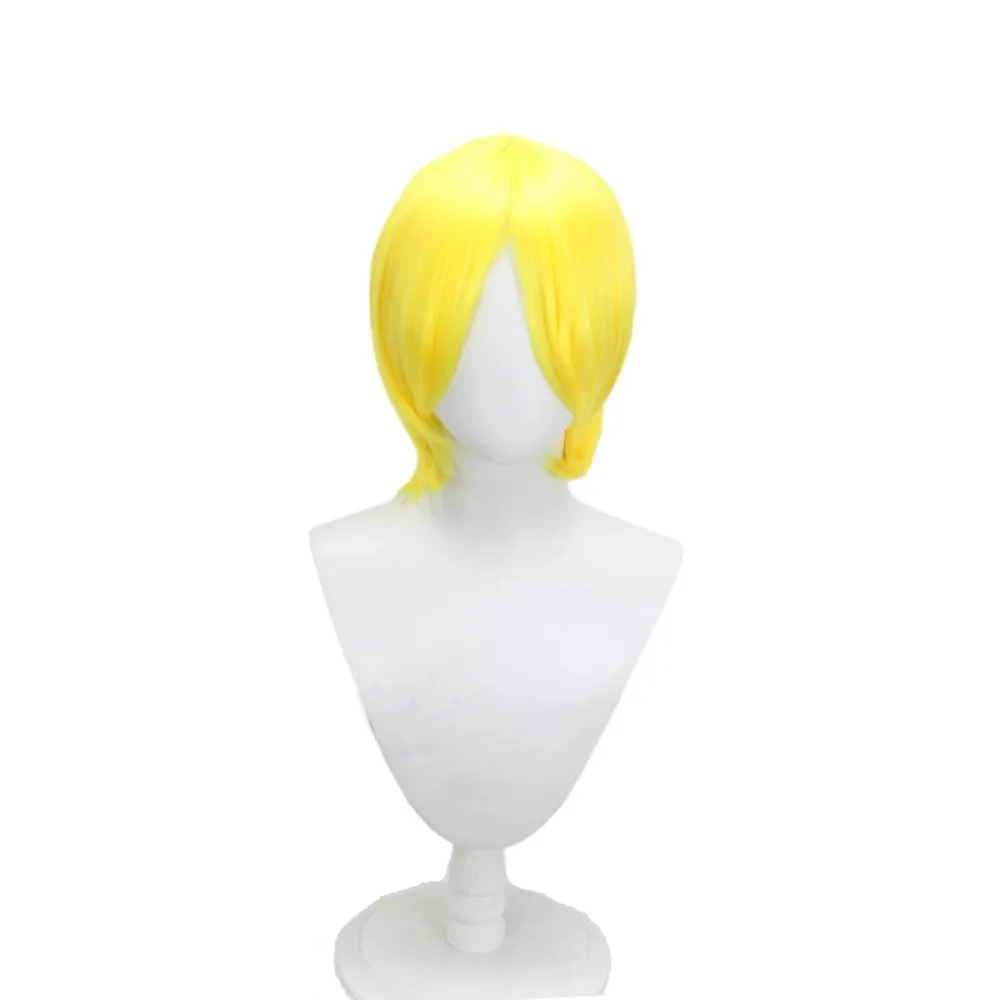 Peluca Limbus Company Don Quijote - Pelo de cosplay de anime amarillo
