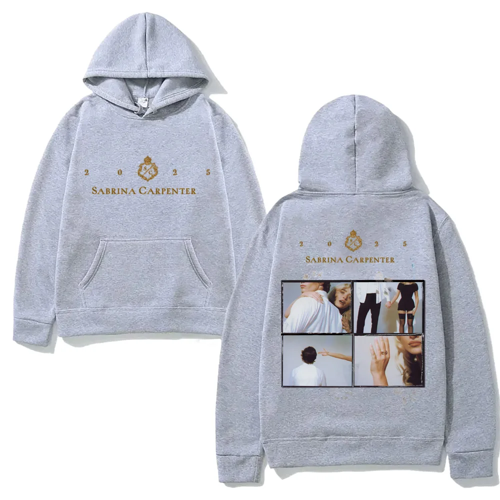 Felpa con cappuccio Sabrina Carpenter Nuovo stile Moda Donna/uomo Felpe Felpa con cappuccio estetica Stesso stile cantante Hombre di alta qualità