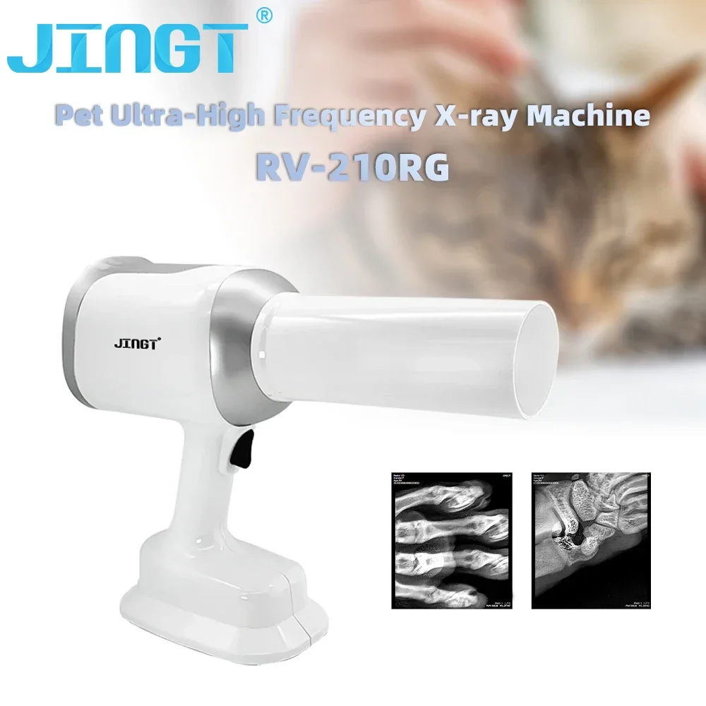 

JINGT RV-210RG Portable pet X-ray ultra-high frequencyX-ray machine oral imaging system with more than 3 seconds of imaging time