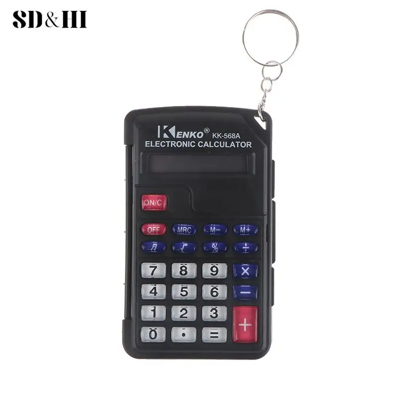 Kristall klare Schlüssel Palm Clam shell Rechner Tasche tragbare Mini Student Rechner Büromaterial