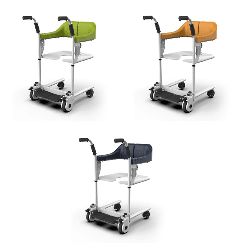 Lightweight Convenient Health Care Adjustable Folding Commode Chair For Elderly Disabled People