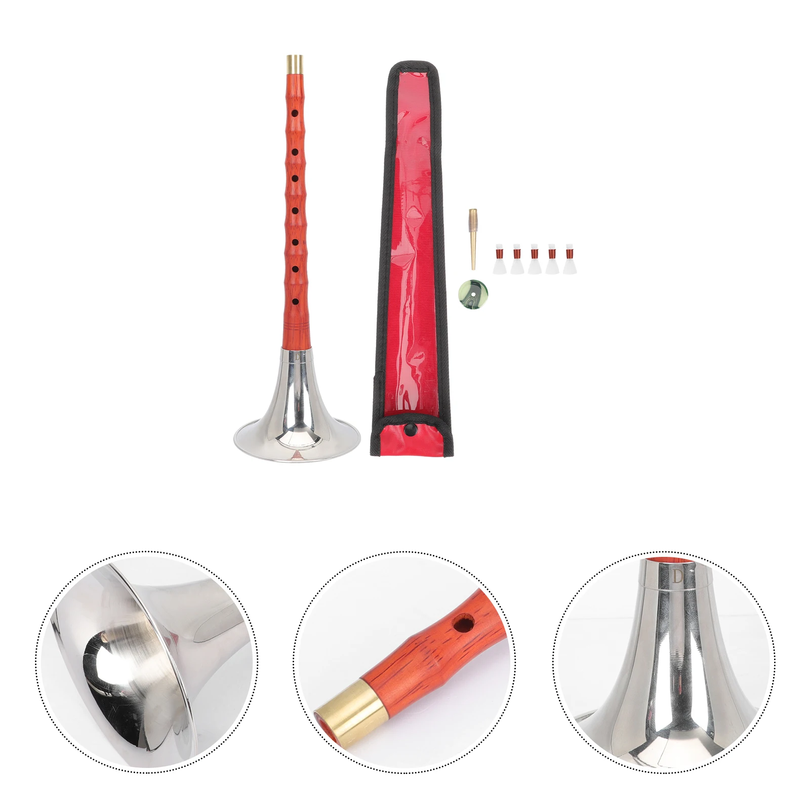 

Suona for Beginners National Practical Instrument Easy to Play Durable Rust Prevention Beautiful Design Traditional