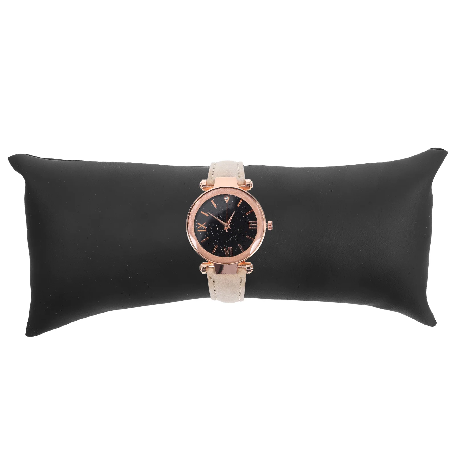 

2 Pcs Showcase Watch Pillow Bag Jewelry Soft Display Small Rack Watches Pillows Bracelet for Pu Cushion Pad