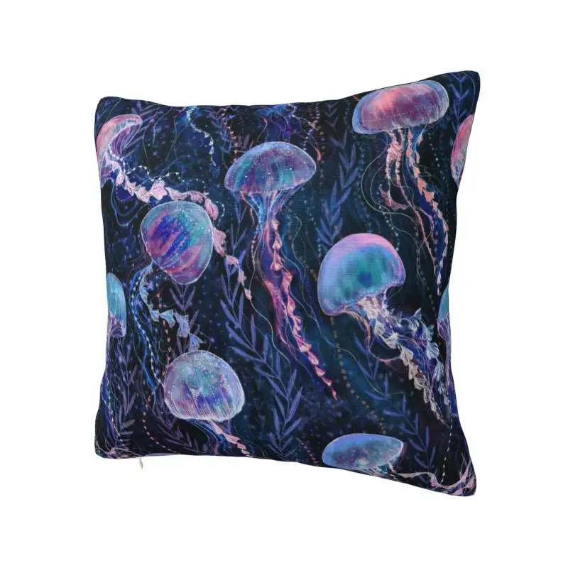 Magic Jellyfish Cushion Covers Sofa Decoration Square Throw Pillow Cover 40x40