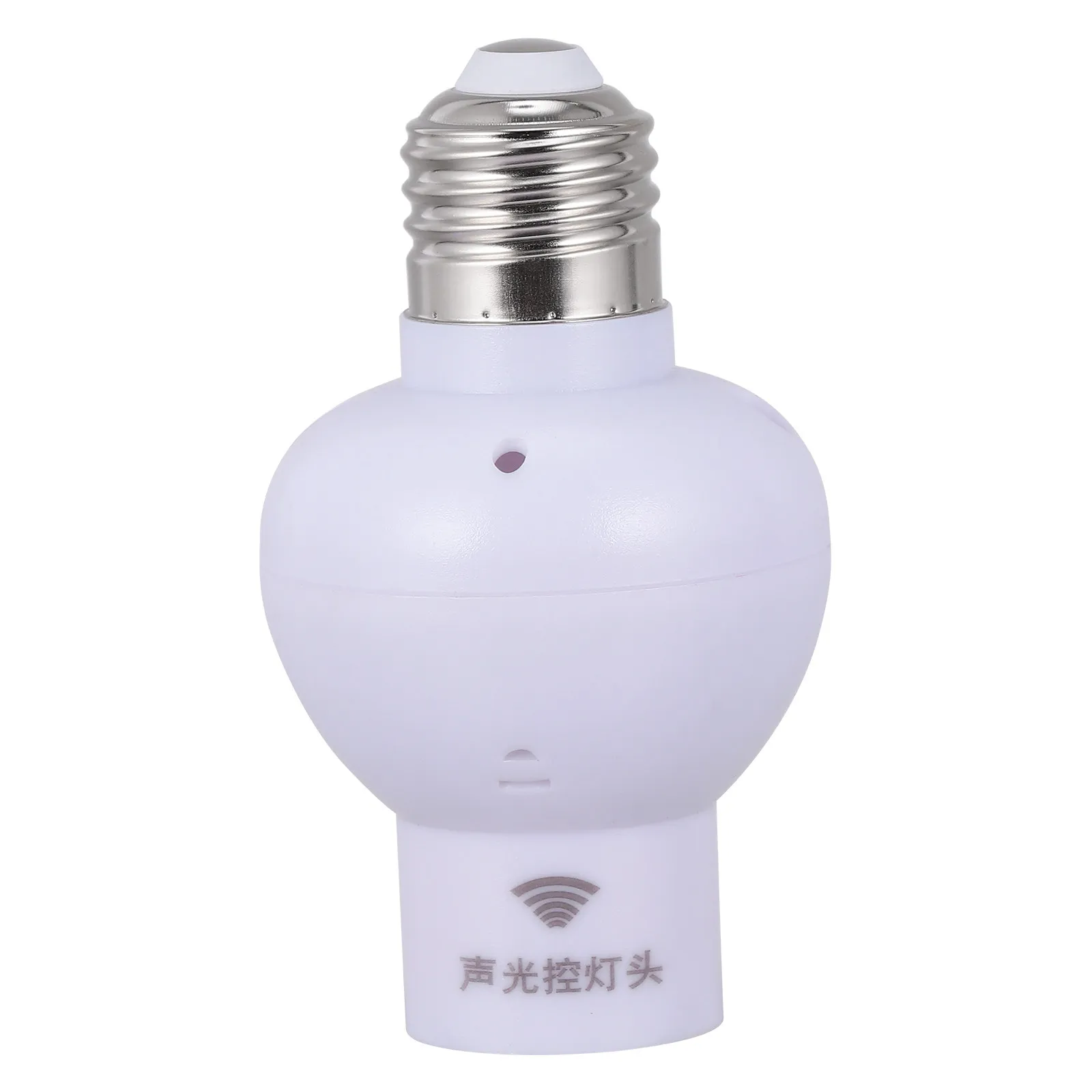 

Sound and Light Control Lamp Holder E27 to E27 Converter Adapter for Light Bulb Base Easy Installation Compatible with Table