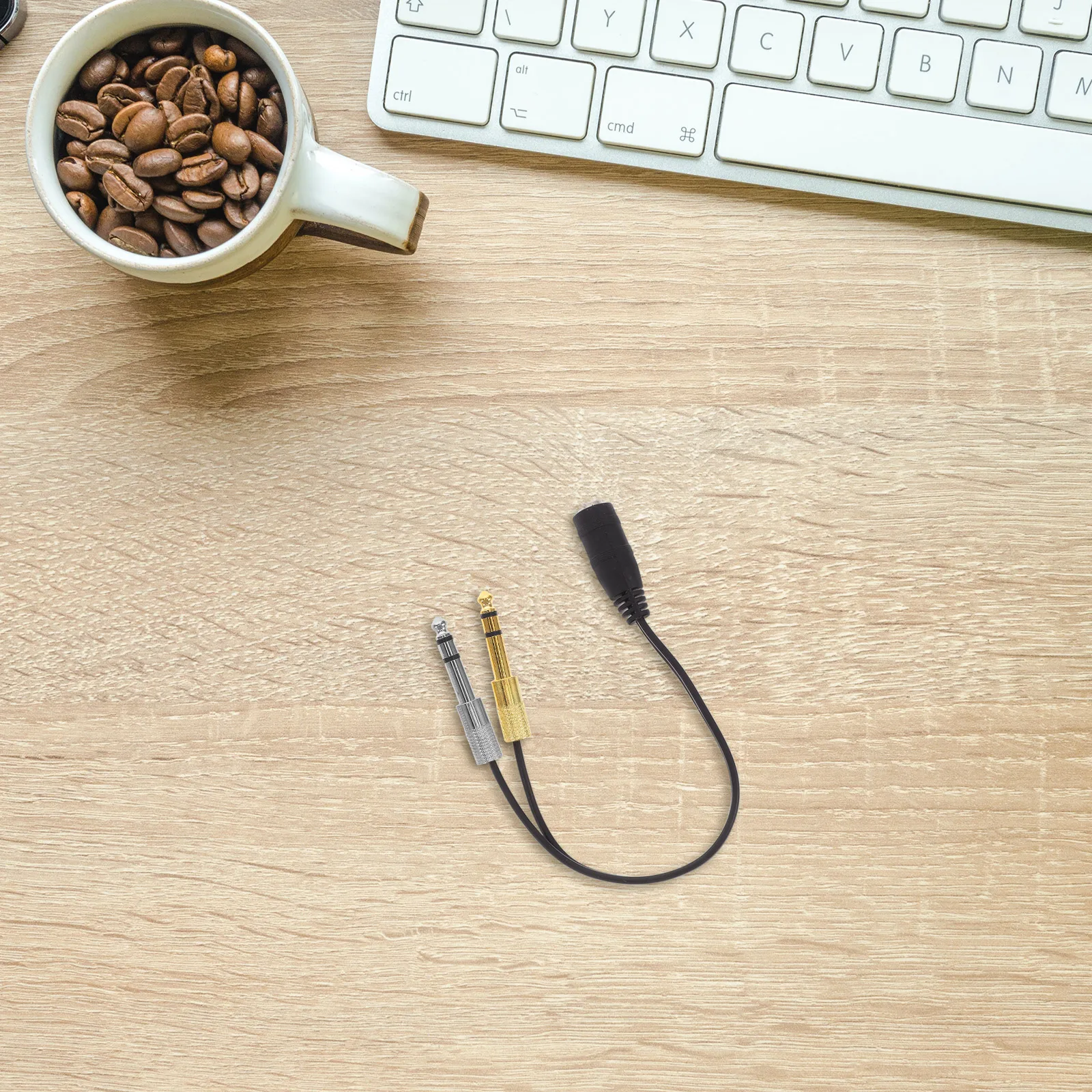 Adaptador de audio para micrófono Jack Conector Convertidor Cable Equipo Interfaz de conversión Audios Microfonos