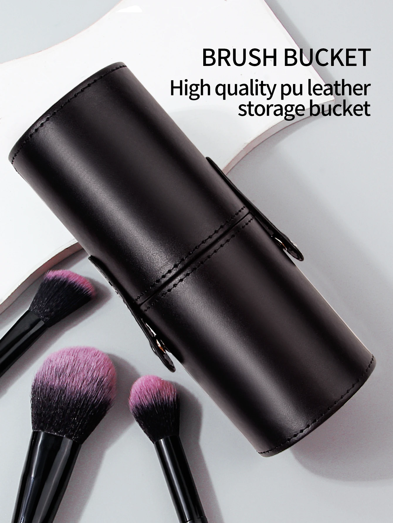 13-częściowy zestaw pędzli do makijażu, pędzel do pudru sypkiego, pędzel do konturowania, zestaw pędzli do cieni do powiek, pędzle i pojemnik z pokrywką do przechowywania