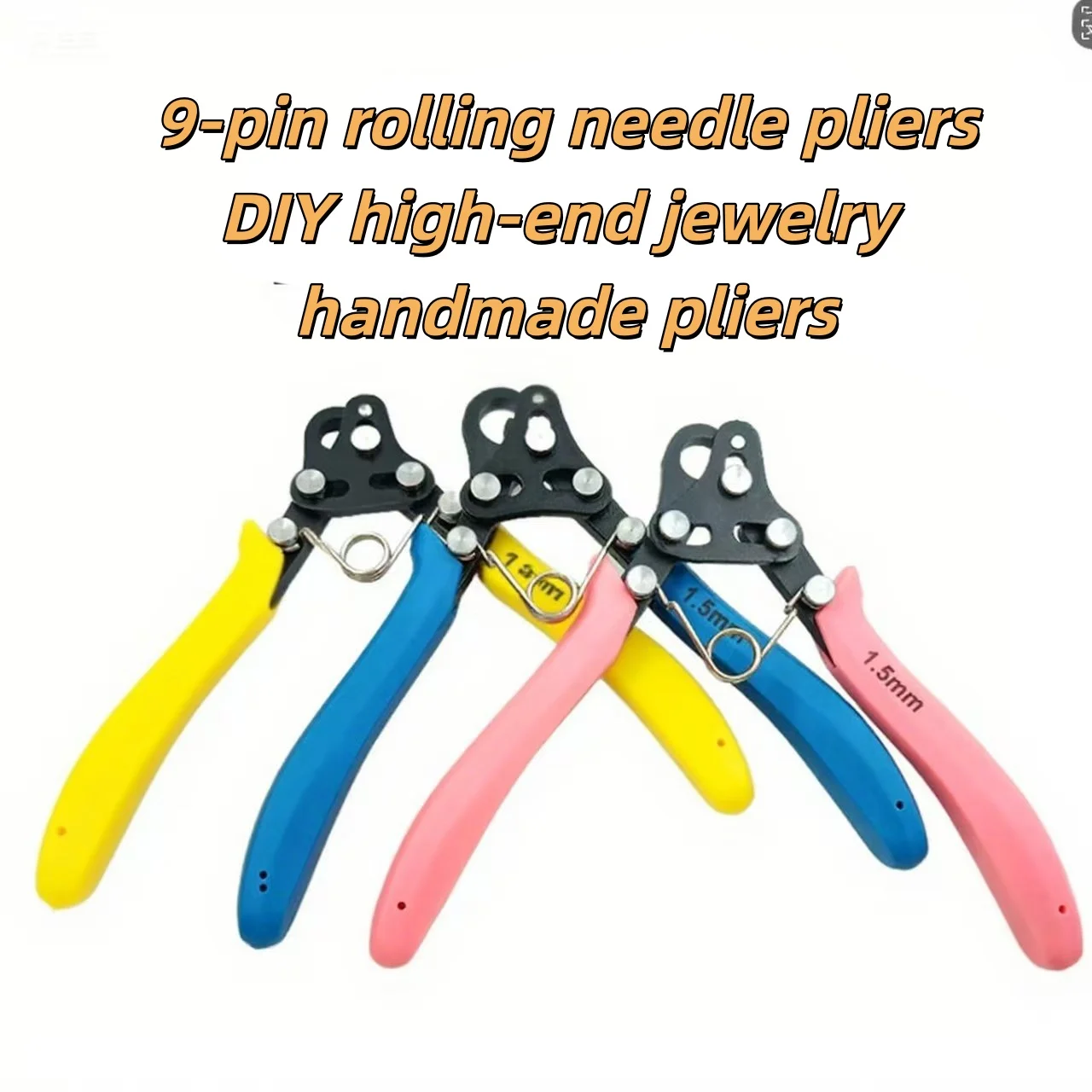 DIY Making Earrings Bracelets Necklaces pliers1.5/2.25/3mm Looper Craft Wire bending string pliers One Step Looper jewelry Tool view 2