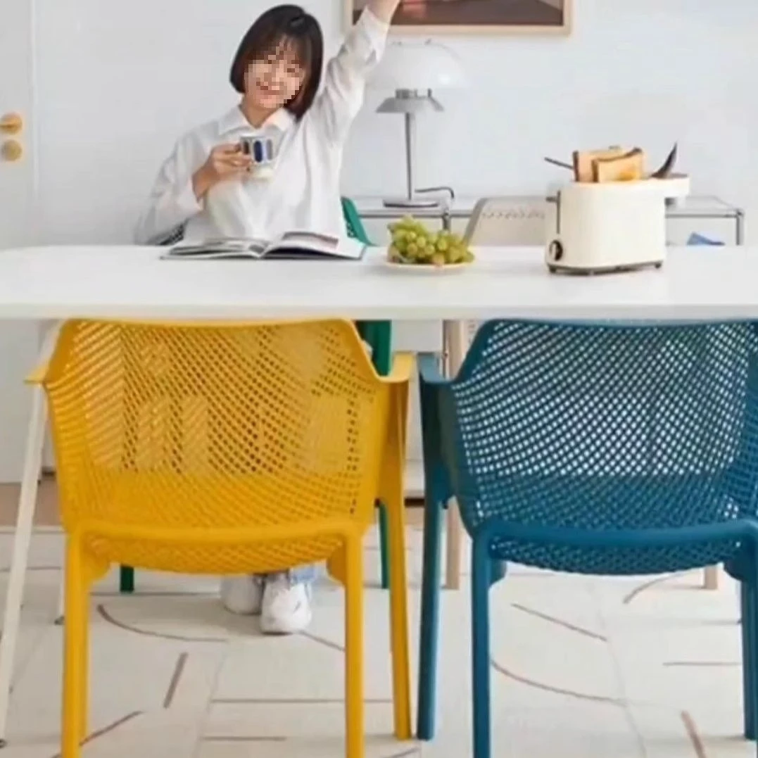 Chair: Household Thickened Backrest Chair, Restaurant Sitting Comfortable Commercial Stackable Chair