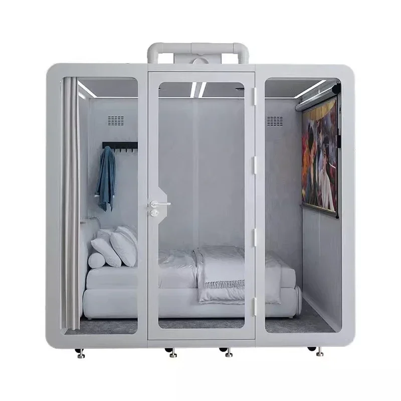 Sound insulation sleeping compartment, home sleeping recording studio, mobile phone booth, silent cabin shelf
