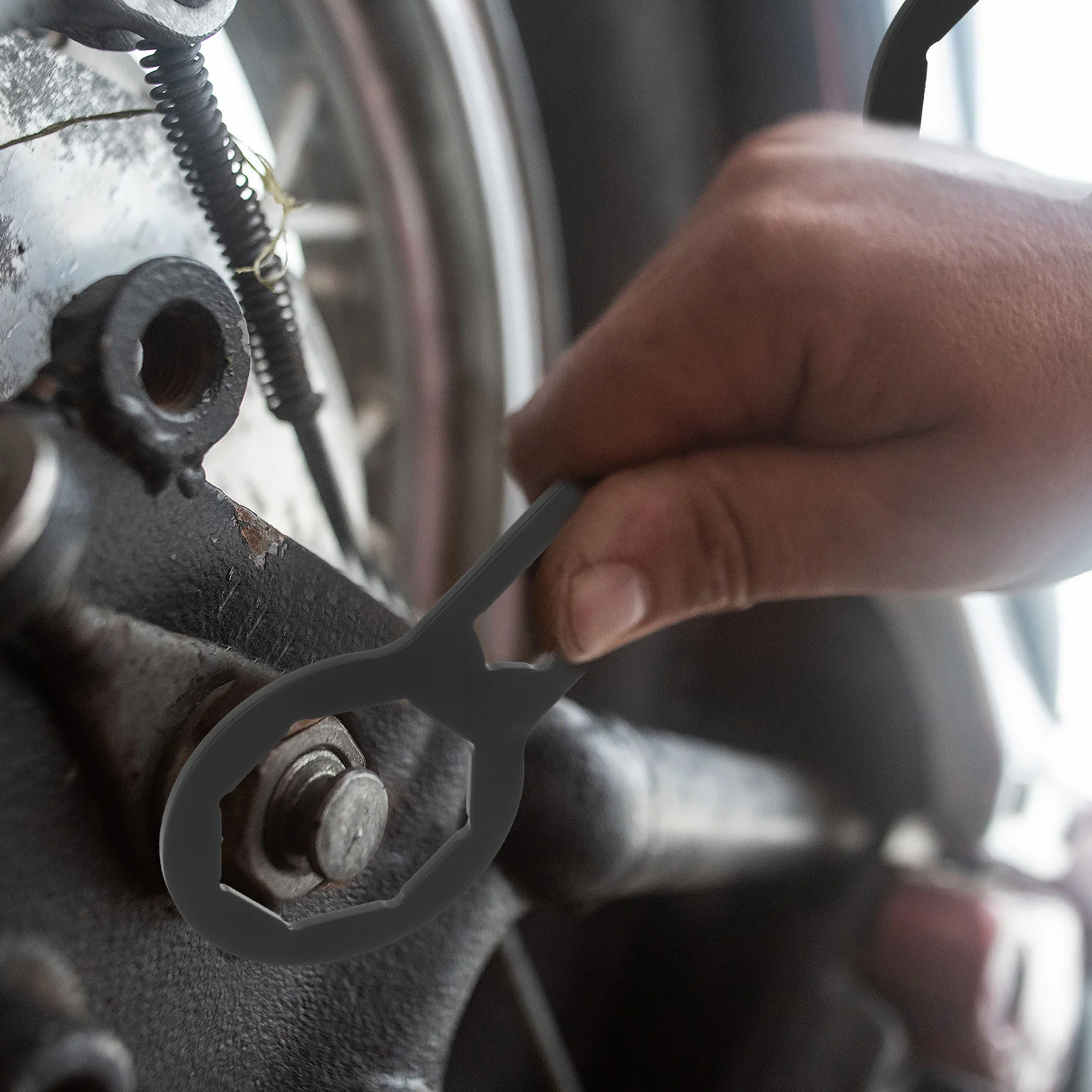 Ferramenta de instalação amortecedor motocicleta garfo dianteiro chave tampa ferro remoção chave