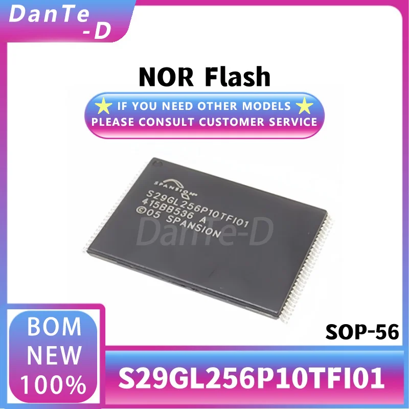 S29GL256P10TFI01 package TSOP-56 NOR FLASH memory IC original authentic