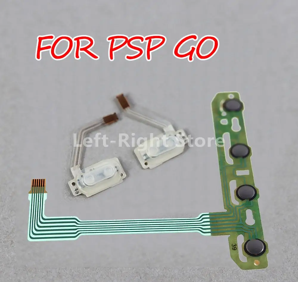 10PCS For PSP GO L R Conductive Film Accessories Relacement Home Left and Right Volume Select Start Button Ribbon Flex Cable