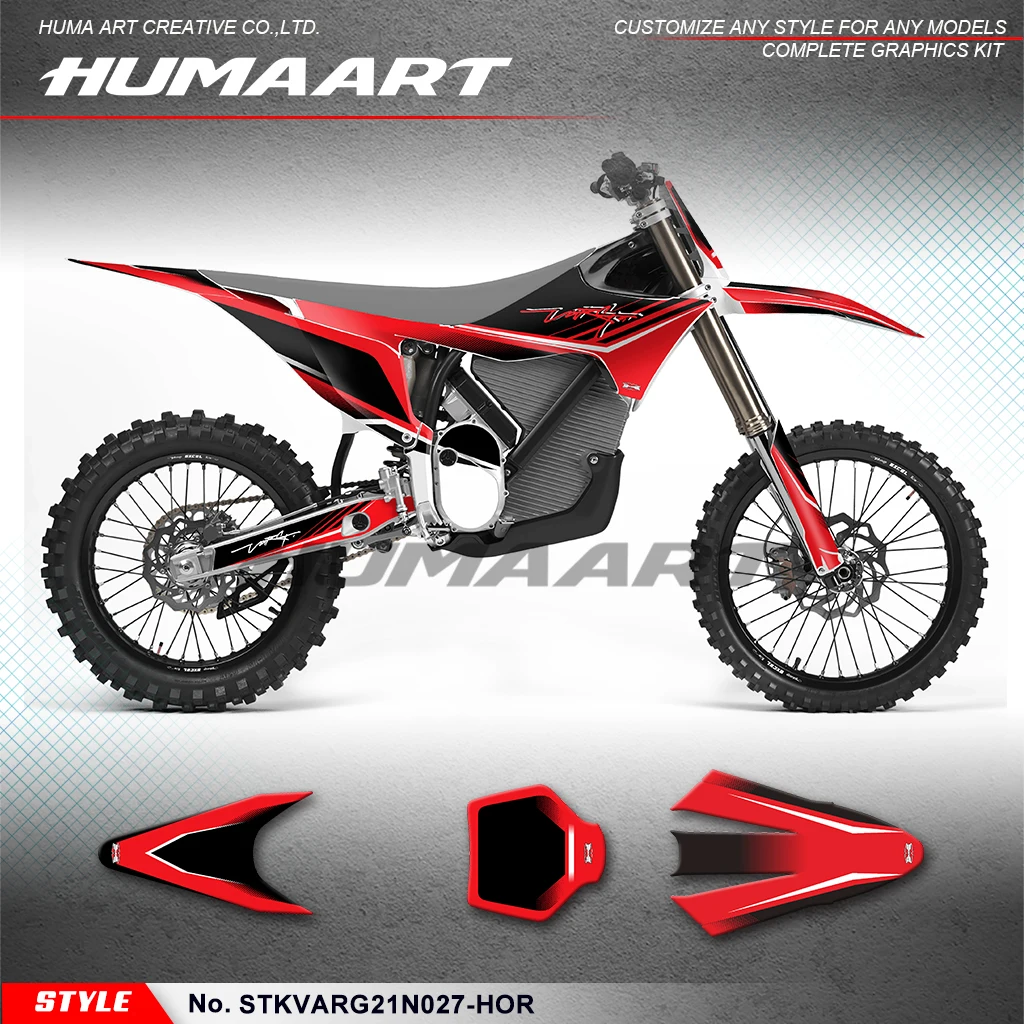 

Графические наклейки HUMAART Racing для мотоциклов Stark Future Varg, глянцевая ламинация, декор для обтекателей