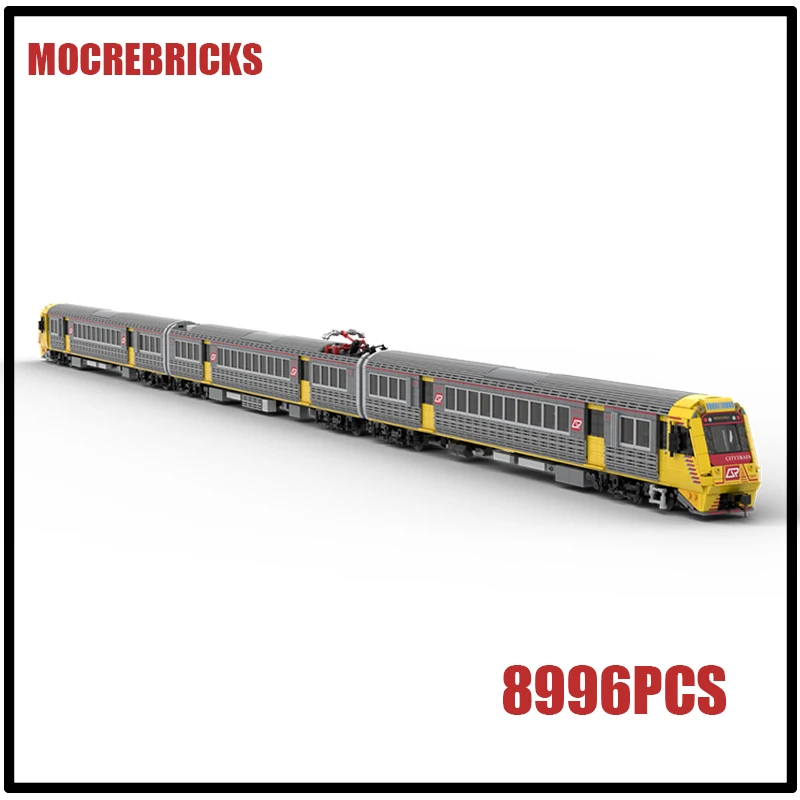 Electric Locomotive  QR SMU 220 Vehicle Model Assembling MOC Building Blocks Technology Bricks ToysChildren's Puzzle Gifts