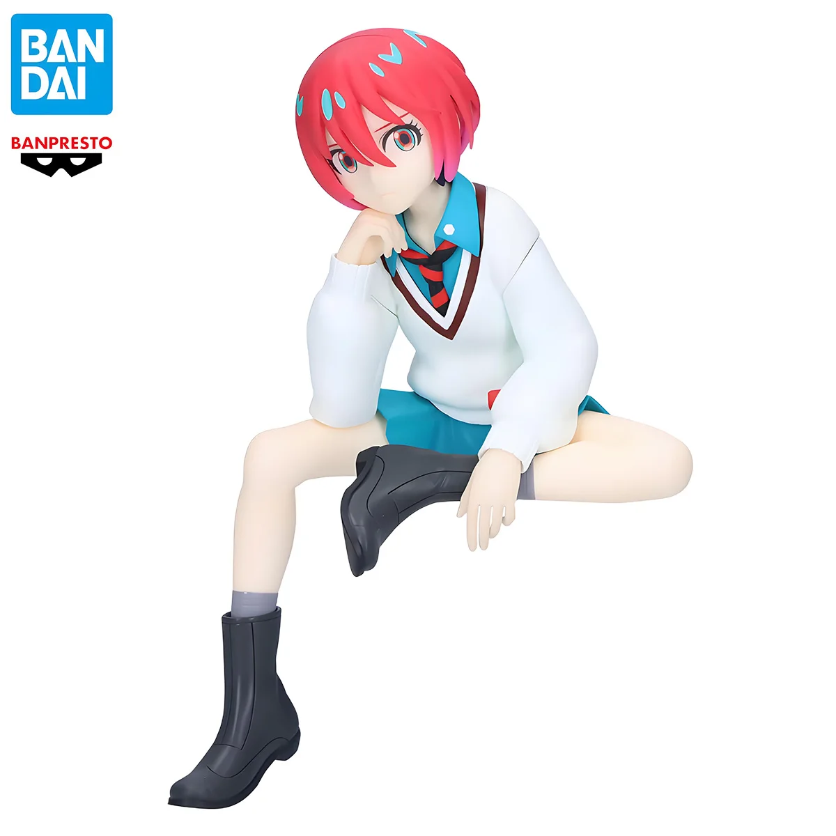 

In Stock Original BANDAI BANPRESTO GUNDAM Amate Yuzuriha PVC 14cm Anime Character Model Collection Toys Gifts