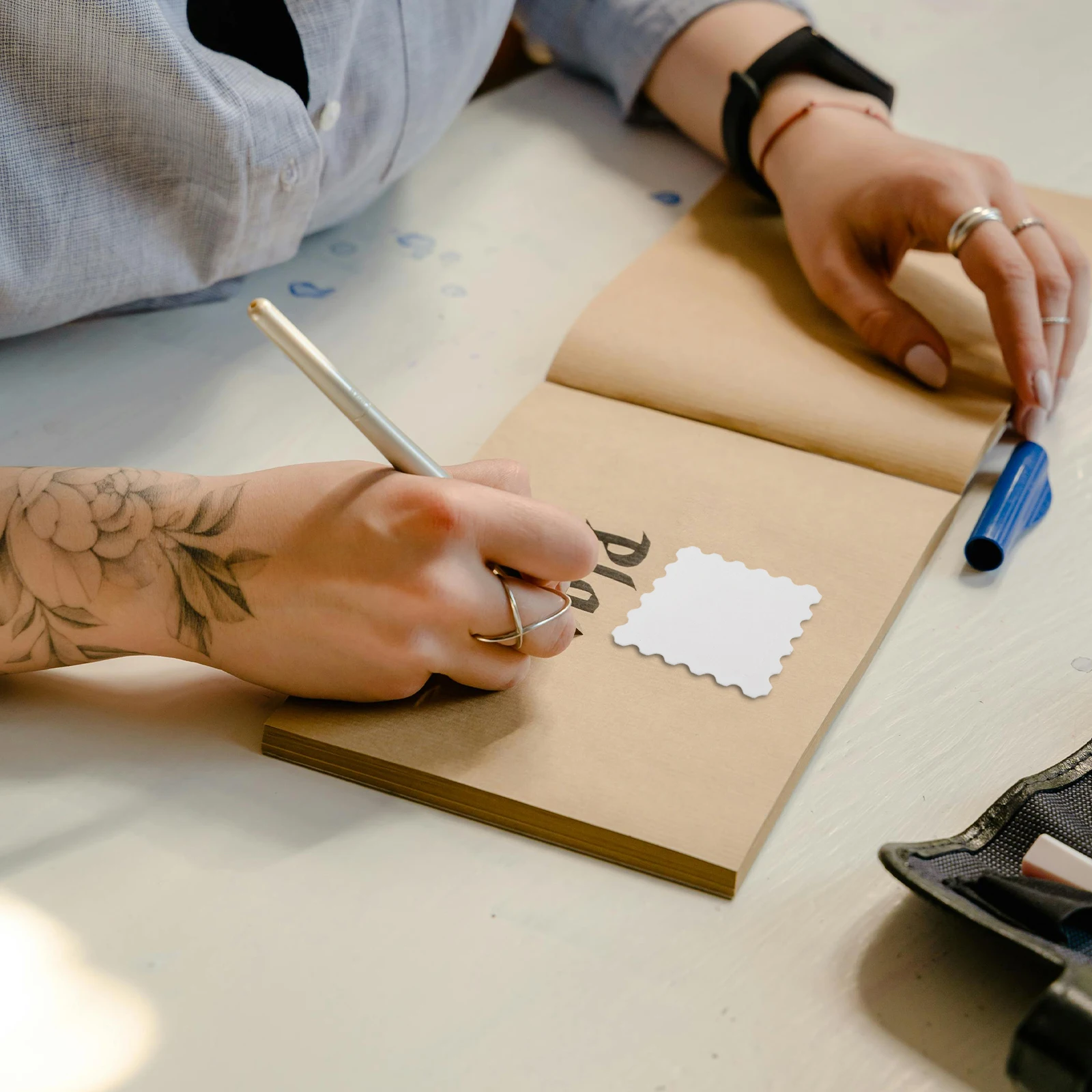 

Blank Postcards For Art Watercolor Diy Greeting Cards Perforated Stamp Paper Mailing Craft Note Cardstock Lightweight