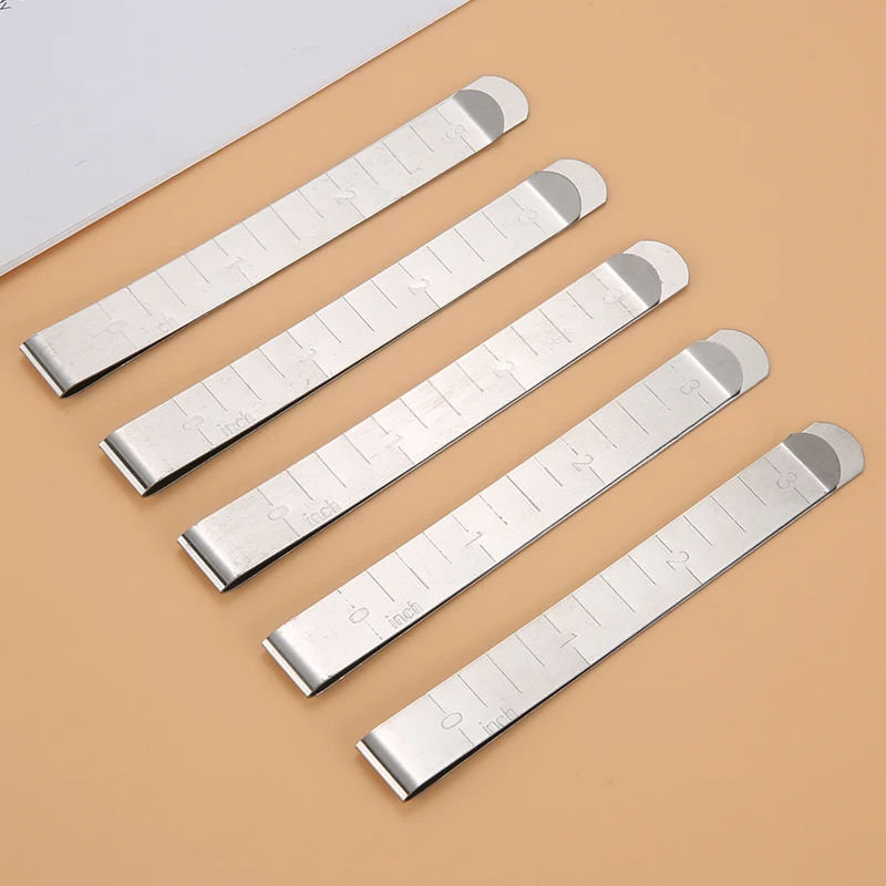 1/3/5Pcs Metal Sewing Crimping Clip Stainless Steel Sewing Clips For DIY Clothing Stitching Pinning Marking Quilting Ruler Tool