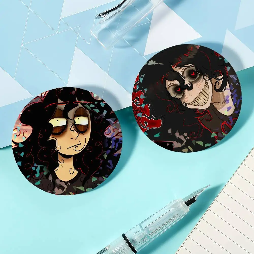 Horror Game J-John D-Doe Laser Badge Ensemble Lapel Pins for Backpacks Briefcase Brooch Clothes Gifts