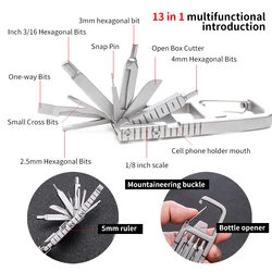 Vlogger Multifunctional combination tool  Portable Photography Universal DSLR Camera Rig Folding Tool Set for Photographer