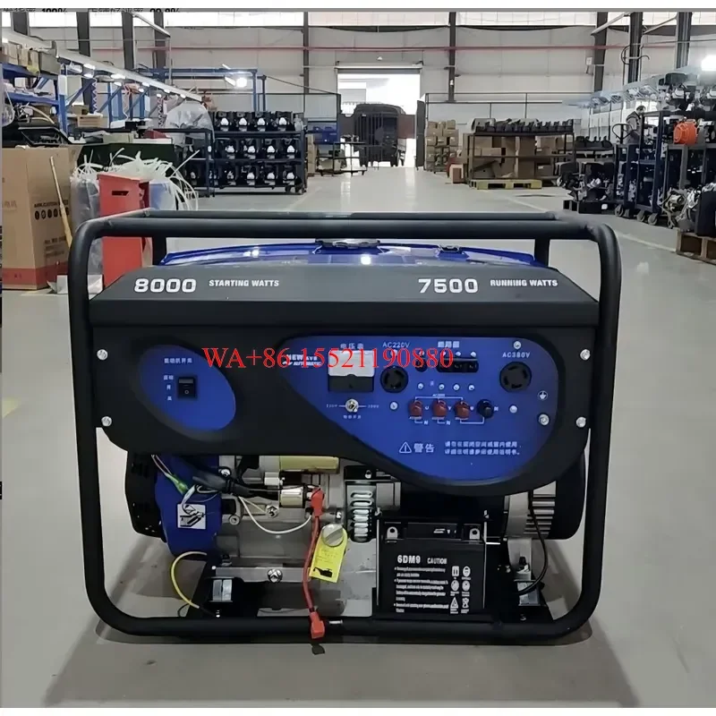 WMWMNU for Diesel Generator Household Small 3 5 6.5 8kW Outdoor Portable Set 220 380V Electric Start 50Hz No Cooling System