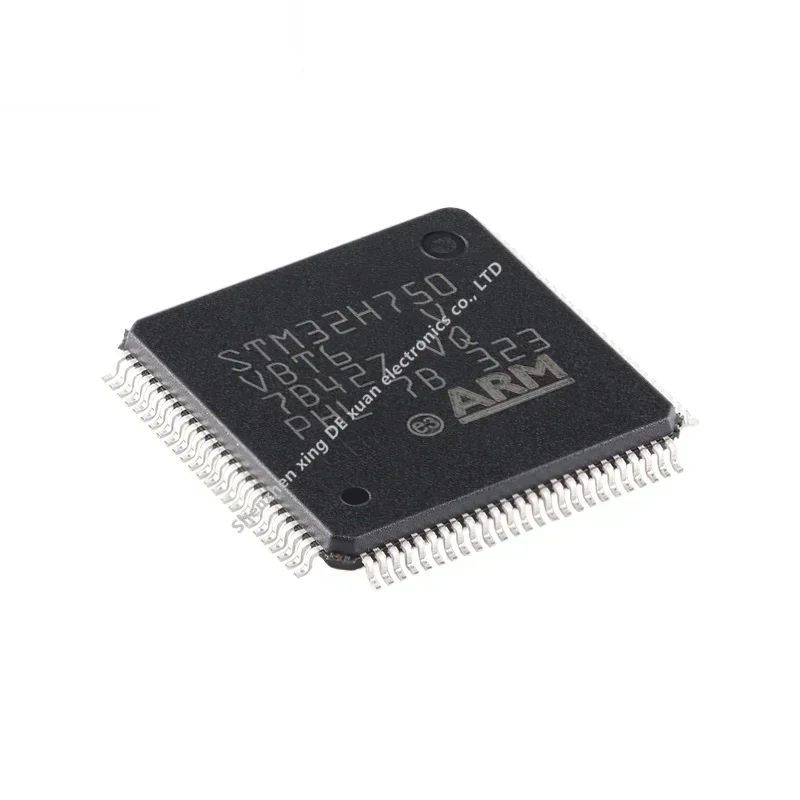 

Оригинальный STM32H750VBT6 LQFP-100 ARM Cortex-M7 32-битный микроконтроллер-MCU Интегральная схема IC