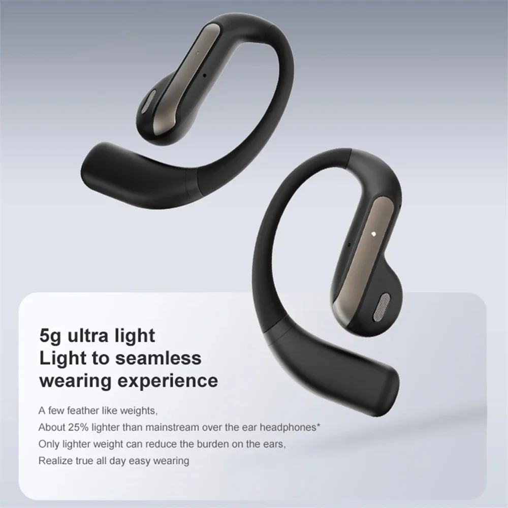 

Bluetooth Ear Hook Headphones Smart AI Translation Wireless Earphones HiFi Stereo Waterproof Headsets Long Standby Touch Earbuds