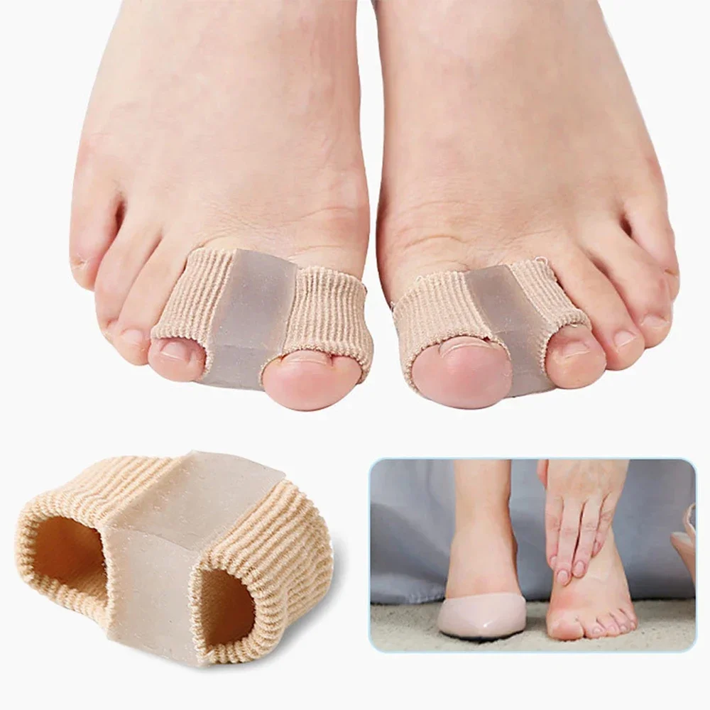 

1 PC Toe Straightener Separator Orthopedic Pain Relief Thumb Corrector Pad Hallux Valgus Foot Care Silicone Gel Toe Protector