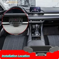 For Mazda 6 Atenza 2020-2022yr With Sturdy Base Not blocking Air Vent Mount GPS Stand Accessories Gravity Car Phone Holder