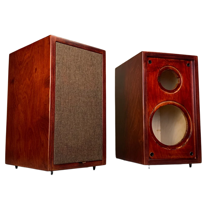 Craftsmen Customized One Pair 5 Inch Two-Way Empty Birch Plywood Speaker Cabinet Box Opend Panel Baffle Activity HIFI DIY