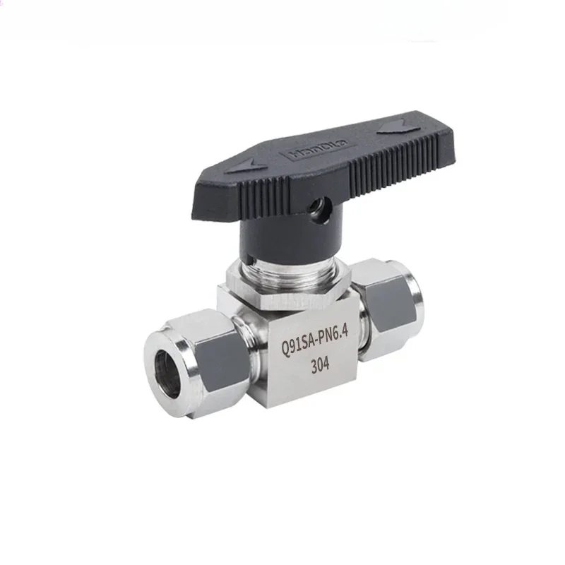 

Stainless steel ferrule ball valve Q91SA imitation U.S. straight-through panel ball valve instrumentation switch gas ball valve