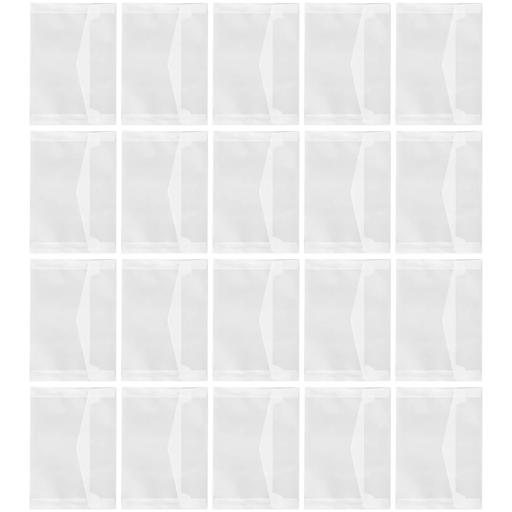 20 Pcs Gift Card Invitation Storage Envelope 125x175mm Transparent Paper Bag Elegant Multi Function Party Cards Letter
