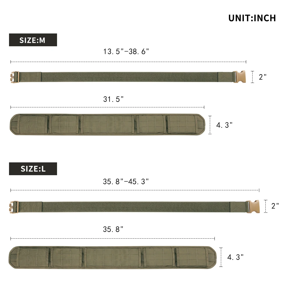 Cinturón táctico ELITE SPANKER résoli - imagen 2
